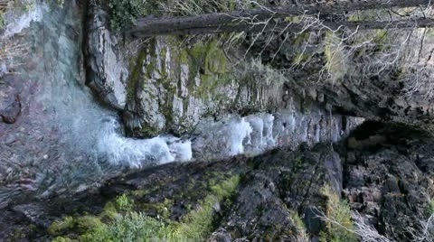 Sunrift Gorge/creek Video stock 9353626