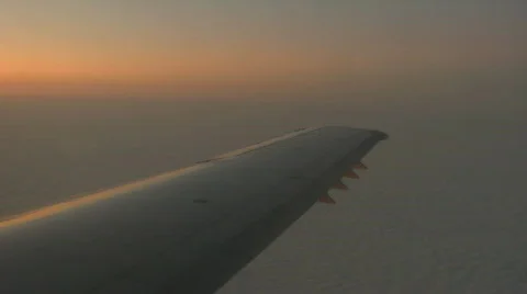 Sunrise above the clouds Stock Footage 584701