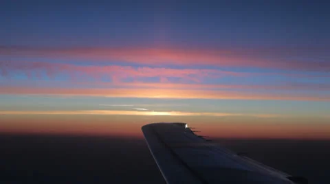 Sunrise above the clouds 動画素材 27186295