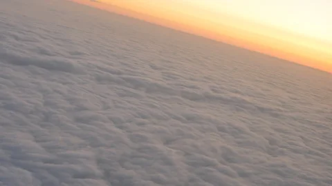 Sunrise above the clouds Stock Footage 115111910
