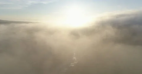 Sunrise above clouds Stock Footage 156198071