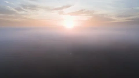 Sunrise above the clouds 스톡 동영상 301654722