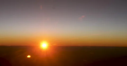 Sunrise from above the clouds Stock Footage 303749446