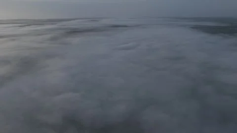 Sunrise above the clouds, panning shot 스톡 동영상 301657939