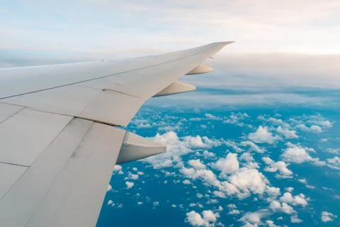 Sunrise above the clouds Stock Photos