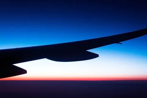 Sunrise above the clouds Stock Photos