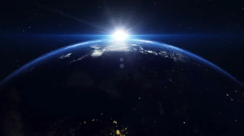 Sunrise above earth Vídeo Stock 27266959