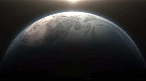 Sunrise Above The Earth Stock Footage 65459677