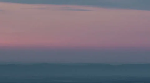 Sunrise above rolling landscape HD Stock-Footage 36981236