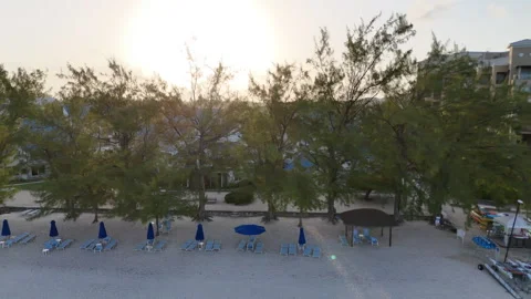 Sunrise aerials on the beach Stock Footage 315515293