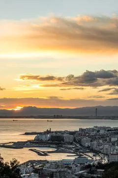 Sunrise on Algiers Stock Photos
