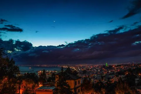 Before sunrise - Algiers Stock Photos
