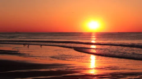 Sunrise in Allenhurst, NJ Vídeos de archivo 25232217