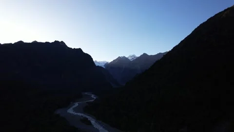 Sunrise in the Alpes Video stock 248567320