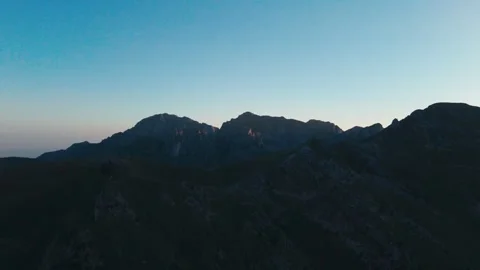 Sunrise in the Alps Stock Footage 318786850