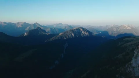 Sunrise in the Alps Stock Footage 318786864