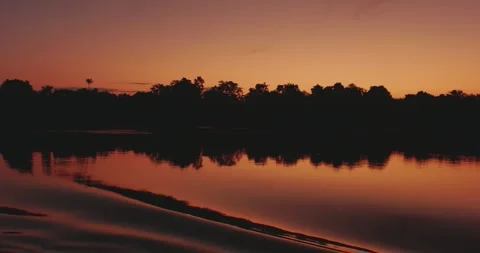 Sunrise on the Amazon Stock Footage 307038986