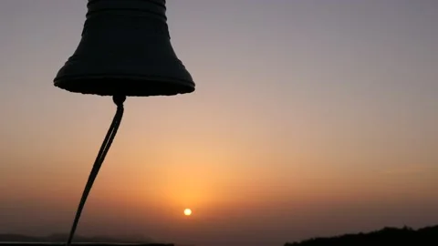 Sunrise and the bell Видео 205070074