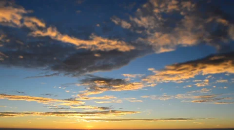 Sunrise and clouds Stock Footage 35208196
