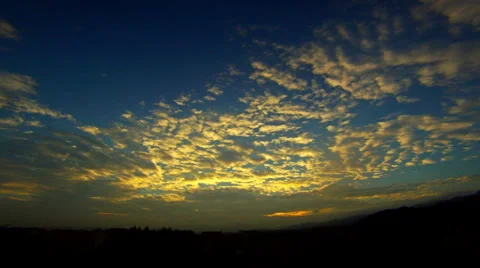 Sunrise and Clouds Time-lapse Stock Footage 32758528