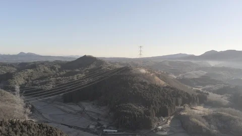 The sunrise and mountains Video stock 100633957