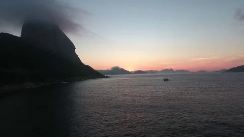 Sunrise and the sea Stock Footage 81138075