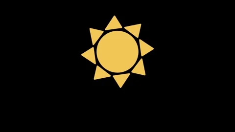 Sunrise and sunset animation Stock Footage 328439415