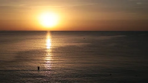 Sunrise in autumn in Altea. Stock Footage 68718979