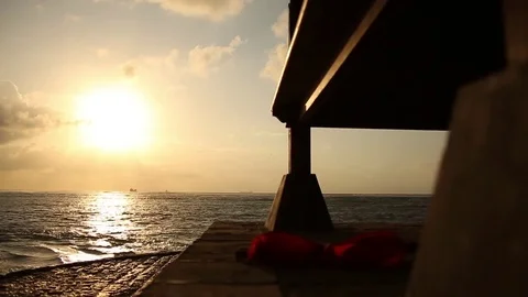 Sunrise in Bali Video stock 81295737