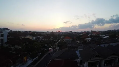 Sunrise in Bali Stockbeeldmateriaal 174694443