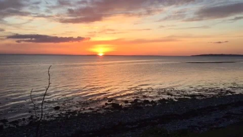 Sunrise at Baltic sea Stock Footage 109133722