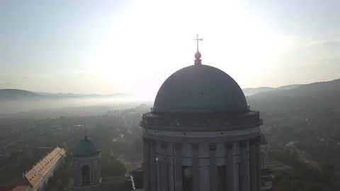 Sunrise at the Basilica Stock Footage 93960848