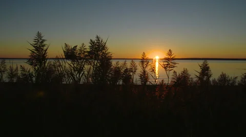 Sunrise bay Stock Footage 34457268