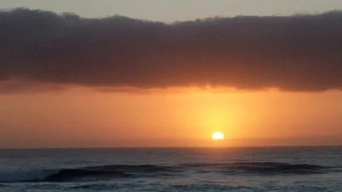 Sunrise on the beach 7 Stock Footage 120954694