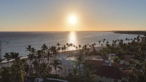 Sunrise Beach In Bavaro In Punta Cana Dominican Republic. Stock-Footage 341898785