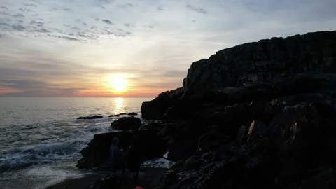 Sunrise beach cover Stock Footage 238374358
