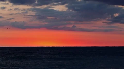 Sunrise on the beach Video stock 46015019