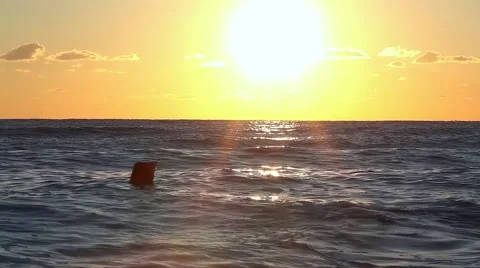 Sunrise on the beach Video stock 46015051