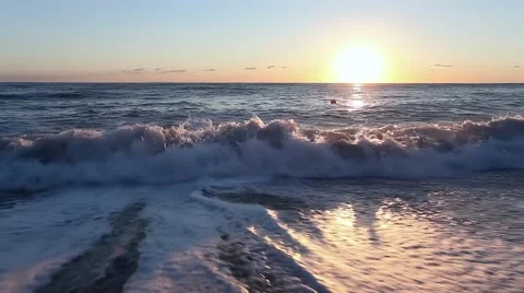 Sunrise on the beach Video stock 46015066