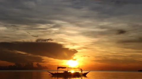 Sunrise on the beach Video stock 64053839