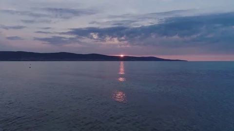 Sunrise on the beach Stock Footage 78015791