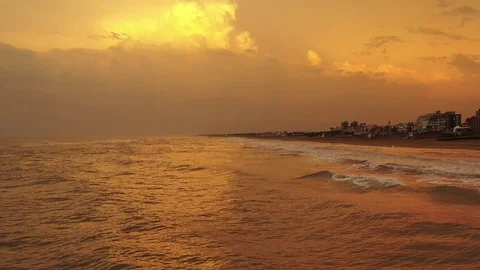 Sunrise in Beach Stock Footage 116813325