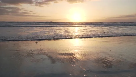 Sunrise on the Beach Stock Footage 137871952