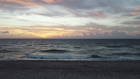 Sunrise on the Beach Video stock 137874144