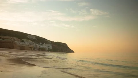 Sunrise on the beach Stock Footage 201168594