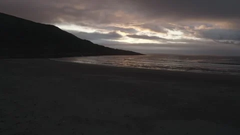 Sunrise on beach 動画素材 243668713