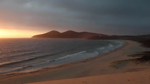 Sunrise at the beach Stock Footage 259535349