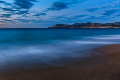 Sunrise beach Stock Photos