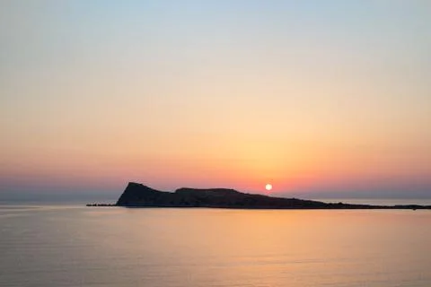 Sunrise on the beach Stock Photos