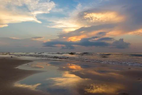 Sunrise at the Beach 写真素材